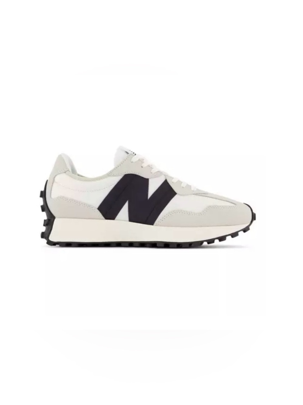 Women's New Balance 327 Sneakers
84881-WS327TC-Sea-Salt-White-Black Size  6US
